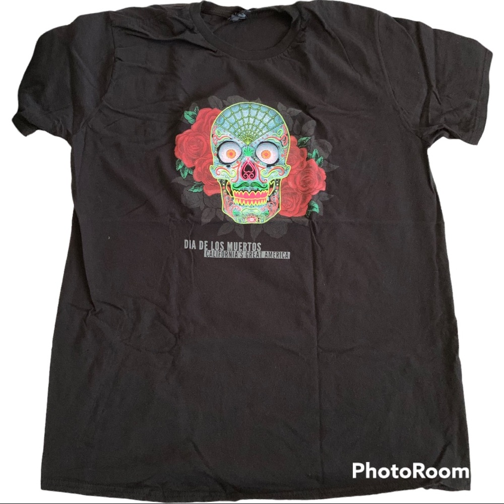 Día de los muertos (Great American park) black T-shirt Xl shirt sleeve